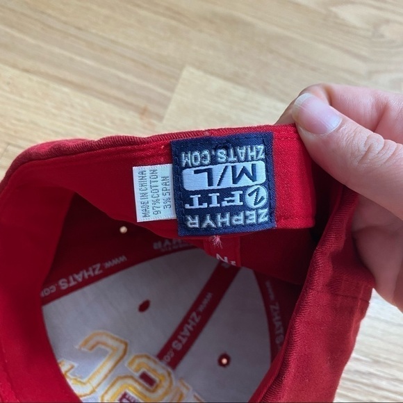 USC University of South Carolina Travelers Hat Medium Large Red Gold - Picture 6 of 7